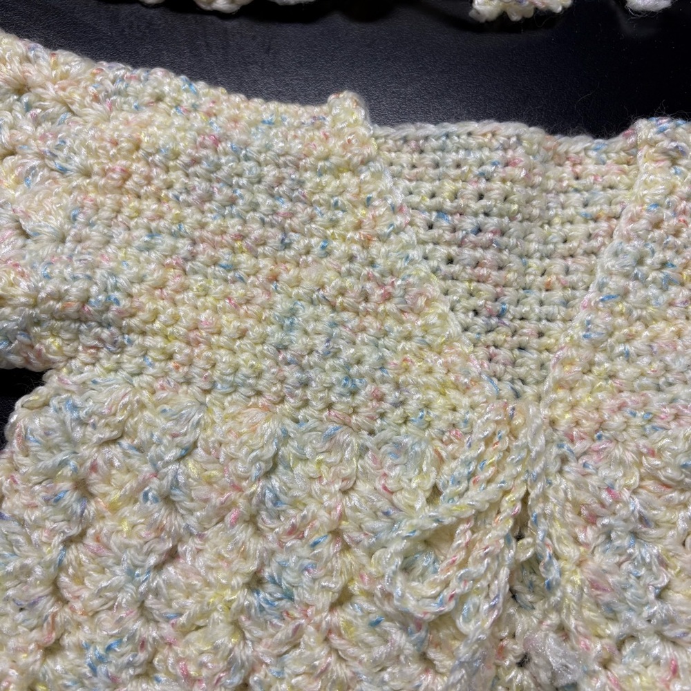 Handmade‎ Crochet Baby Set in Pastel - Picture 7 of 7